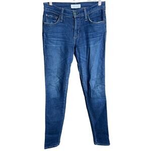 James Jeans Twiggy 28 Skinny Jeans Blue Dry Aged Denim Mid Rise